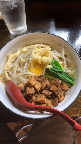 「まぜそば」@麺や 酒処 よし乃の写真