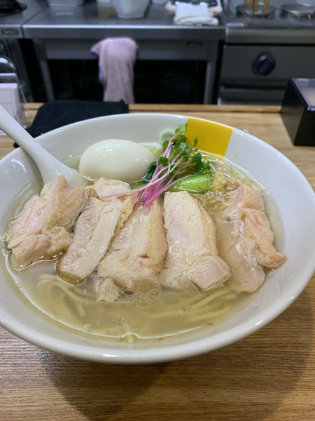 「鶏生姜ラーメン」@塩生姜らー麺専門店 MANNISH 亀戸店の写真