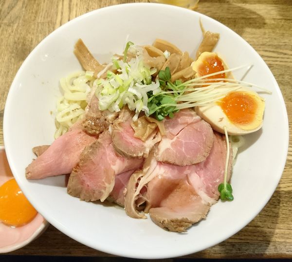 「油そば＋特増し＋生玉子＋YEBISU」@燦燦斗の写真