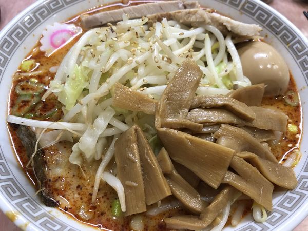 「中華そば(小)700円野菜120円坦々50円ビール450円」@所沢大勝軒の写真