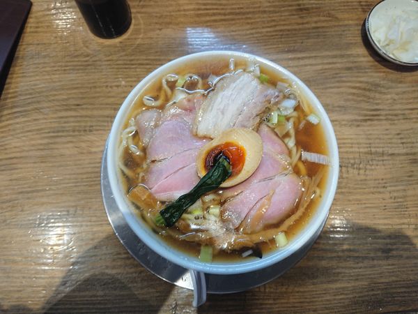 「限定 さんまだし こってり 730円」@中華そば ひらこ屋 㐂ぼしの写真