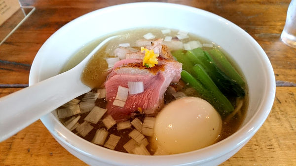 「【昼】特製 鴨だし中華そば 塩」@麺処 図鑑の写真