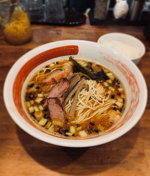 「辛味噌（固め￥900）＋半ライス（無料）」@麺屋 悠の写真