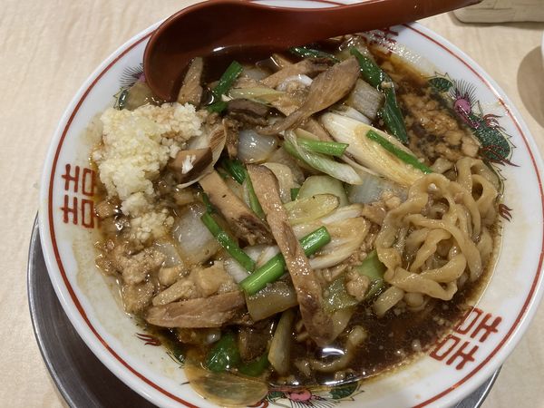 「スタミナラーメン¥970+白米¥120+ビール¥570」@食堂 七彩の写真