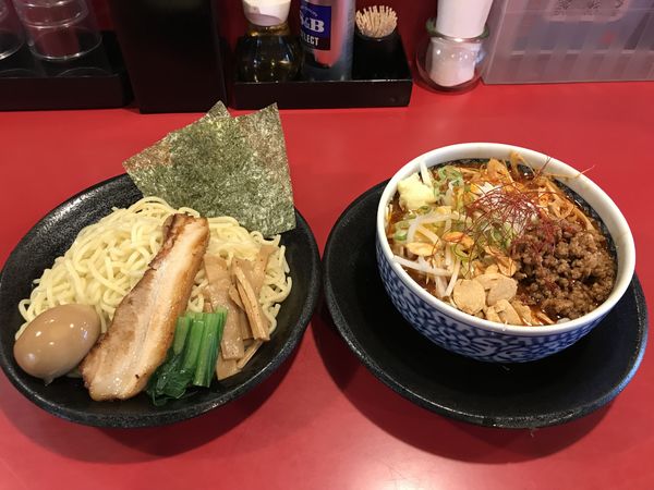 「辛味噌つけめん 1,000円」@らー麺 つけ麺 おぐりの写真