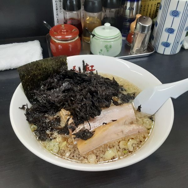 「醤油岩のりラーメン」@萬馬軒 諏訪店の写真