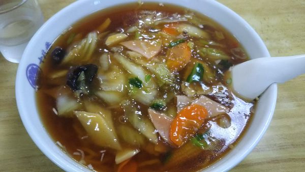 「五目ラーメン 750円」@中華 十八番の写真