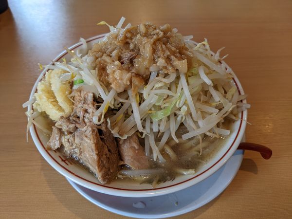 「ラーメン（全まし）８００円」@らーめん たん二郎の写真