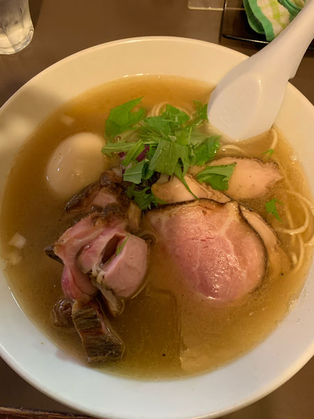 「こく塩　特製」@鶏こく中華 すず喜の写真