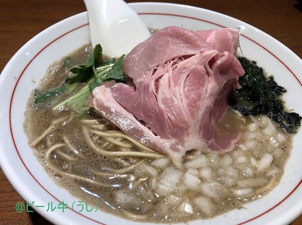 「限定　濃厚鯵煮干しそば(850円)、炙り真鯛ご飯(500円)」@寿製麺よしかわ 川越店の写真