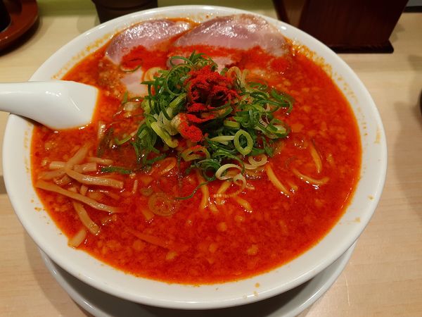 「辛味噌、替玉２玉」@京都ラーメン 森井 向ヶ丘遊園店の写真