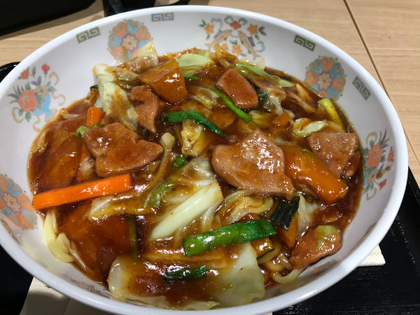 「スタミナ冷し（大盛り）」@我流食堂 ジョイフル本田ニューポートひたちなか店の写真