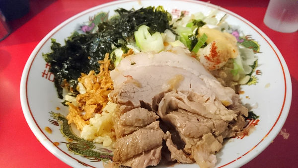 「【昼】ミニラーメン汁無し変更」@ラーメン英二の写真