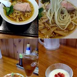 『あわせ醤油中華ソバ(平打ち麺選択)+Bセット』