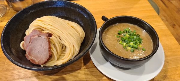 「煮干しつけめん(大)」@つけめん・まぜそば むじゃきの写真