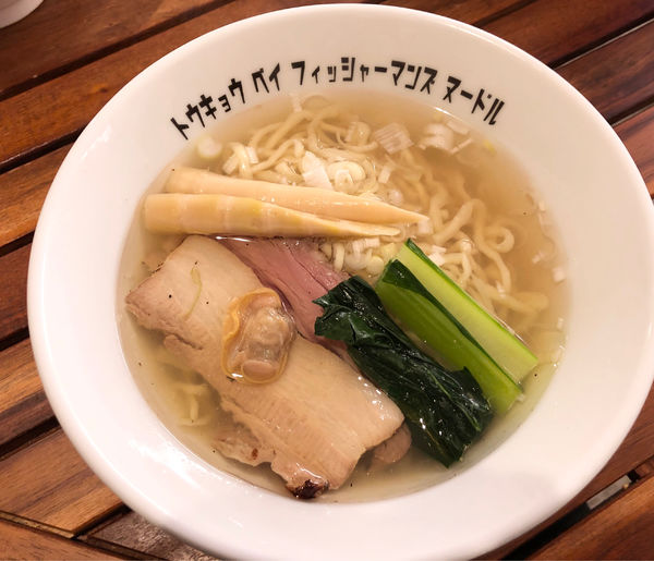 「潮らぁ麵　850　貝玉250」@Tokyo Bay Fisherman's noodleの写真