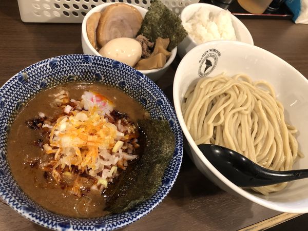 「【限定B】特製秩父味噌(冷盛辣油増)1400+飯飯100」@狼煙 東大宮店の写真