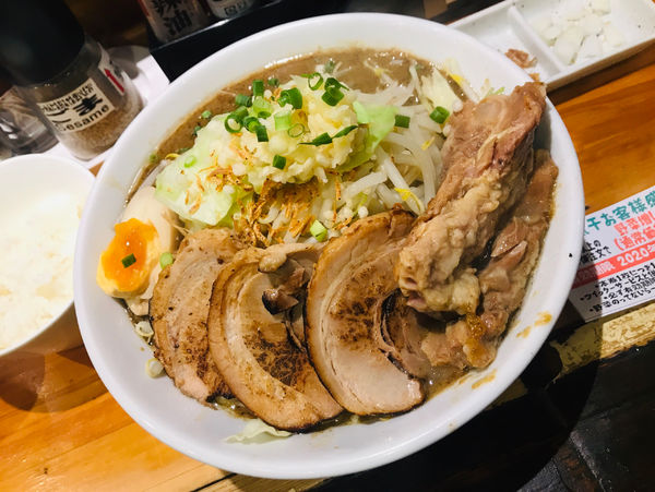 「【限定A】カツオG大盛(半ライス付き)＋バラチャーシュー」@千極煮干の写真