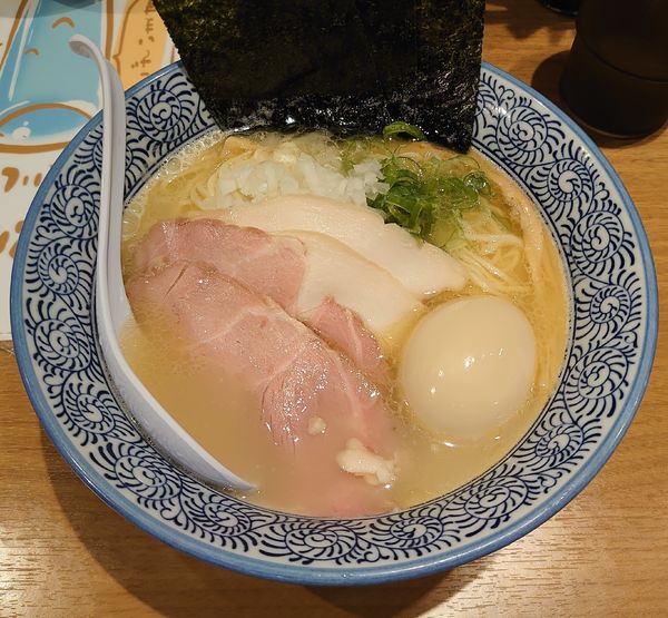 「特製煮干し中華そば(塩、980円)」@麺や 渡海の写真
