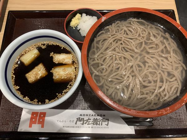 「釜揚そば 850円」@門左衛門の写真