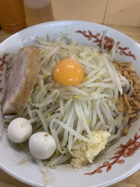 「小（少なめ）汁なし」@ラーメン 登良治郎の写真