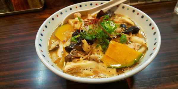 「たっぷりキノコの味噌ら～麺」@らー麺 あけどやの写真