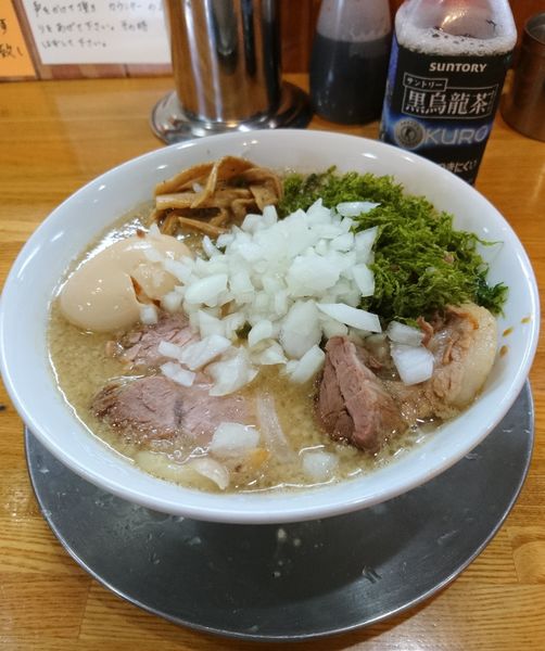 「特製中華そば 中脂」@中華そば136の写真