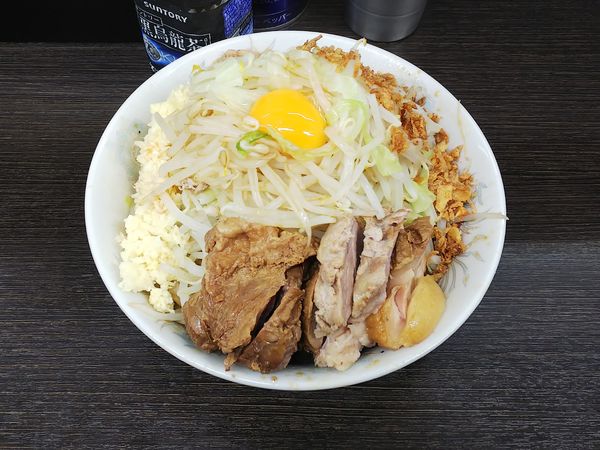 「豚増しラーメン(汁なし)」@ラーメン二郎 川越店の写真