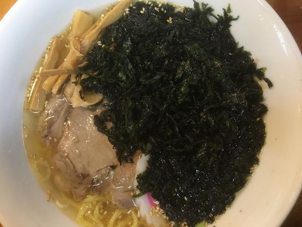「岩のり塩らーめん 880円」@麺屋 せんりの写真