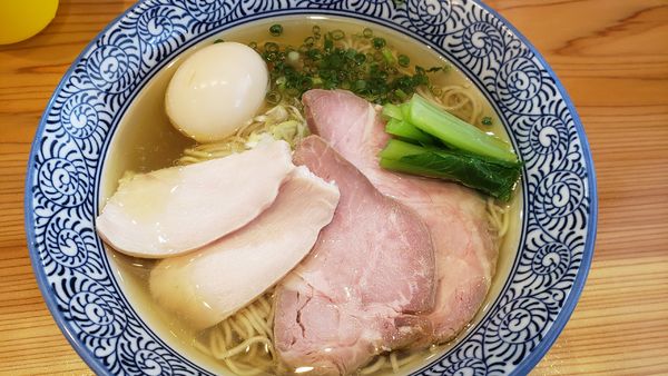 「特製芳醇鶏そば＋和え玉」@麺屋いとうの写真