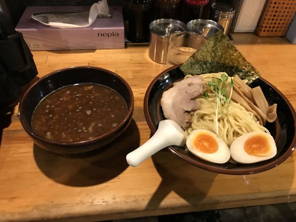 「つけ麺　大盛り(固め)」@上尾らぁめん 本店の写真