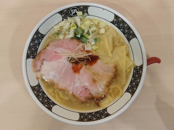 「すごい煮干ラーメン塩」@すごい煮干ラーメン野毛 すし 釣りきんの写真