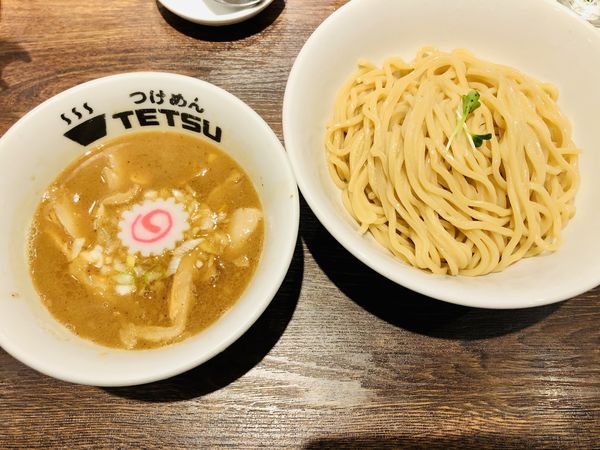 「つけ麺(840円)」@つけめんTETSU 壱の木戸 水戸店の写真