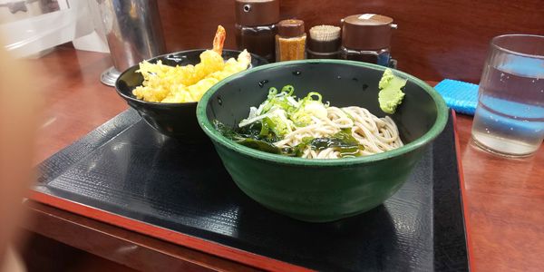 「海老天丼セット」@新田毎 秋葉原の写真
