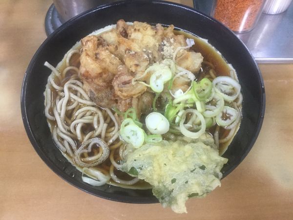 「ゲソ天そば（￥460）」@天亀そば 神田店の写真