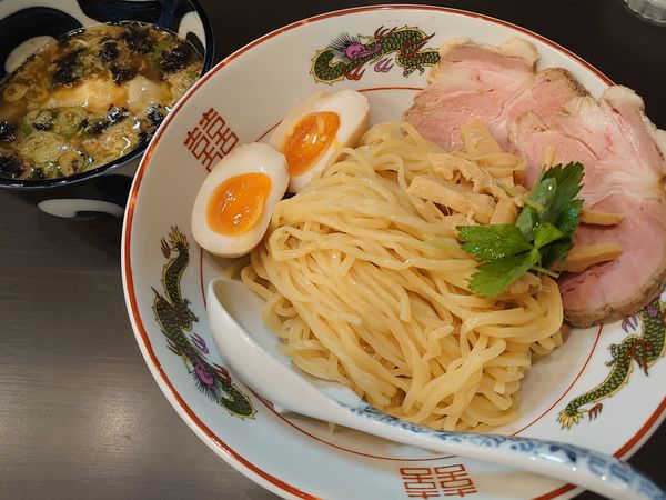 「特製正油つけ麺(1180円)」@メンショップ アキラの写真