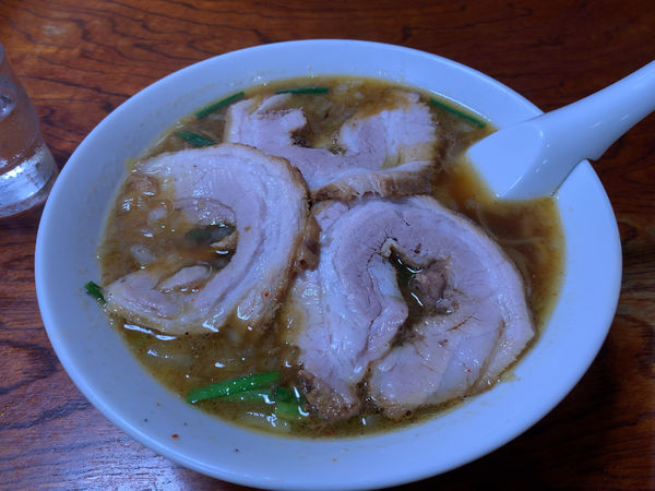 「しょうゆらんしゅうめんチャーシュー入り」@御食事処 やちよの写真
