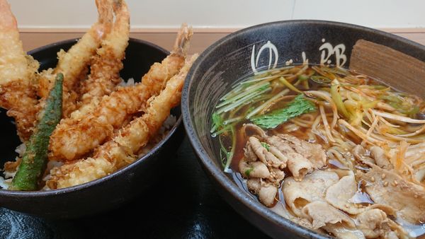 「ピリ辛葱豚中華」@ゆで太郎 東松山新郷店の写真