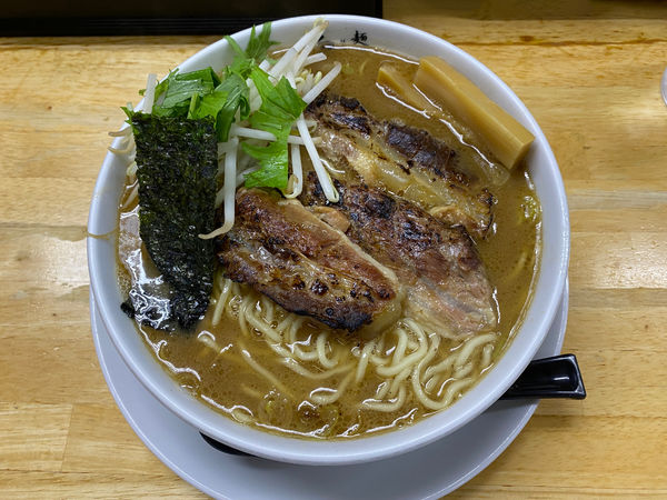 「軟骨えびそば　1040円」@麺屋 白神の写真