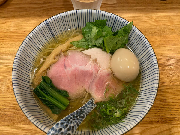 「味玉　塩そば」@中華そば きなりの写真