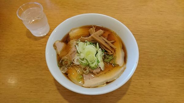 「煮干し中華そばチャーシュー増し」@なかた屋 高田店の写真
