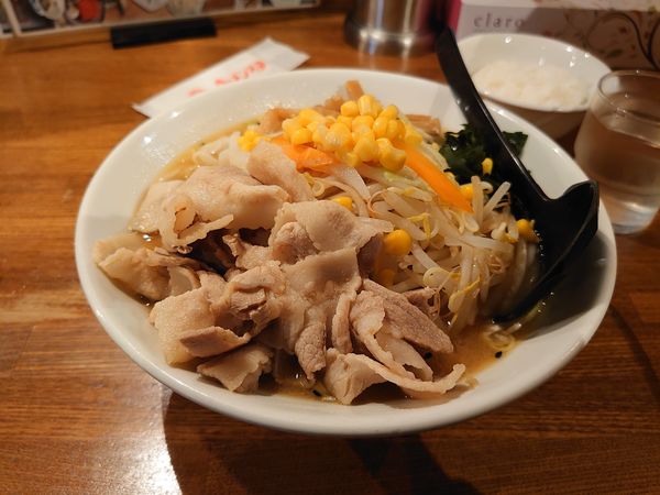 「肉味噌ラーメン」@ラーメン大学 辰野店の写真