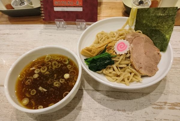 「つけそば醤油 大盛」@中華そば GO.TO.KU ～義～の写真