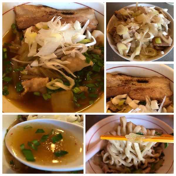 「【週替わり】なんか美味しいラーメン 500円 ネギチャー丼」@GURU GURU SIROHEBI NOODLEの写真