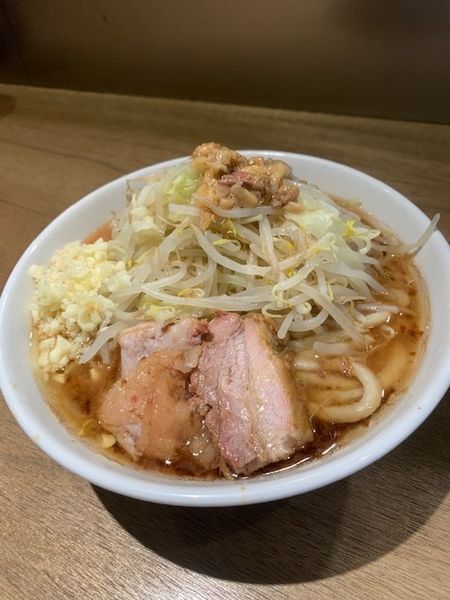 「えびラーメン（少なめ） 950円」@MEN YARD FIGHTの写真