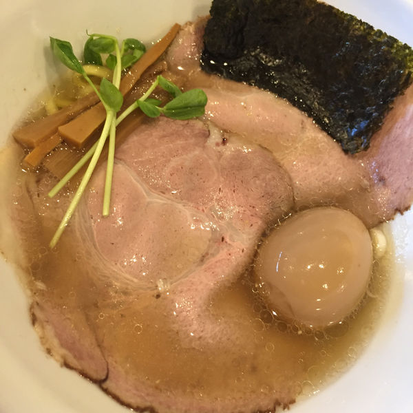 「塩そば平打ちスペシャル」@二代目煮干しラーメンまるにぼ 防府本店の写真