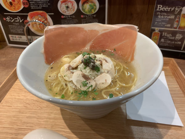 「ポルチーニ」@伊太そばーる 新富町店の写真