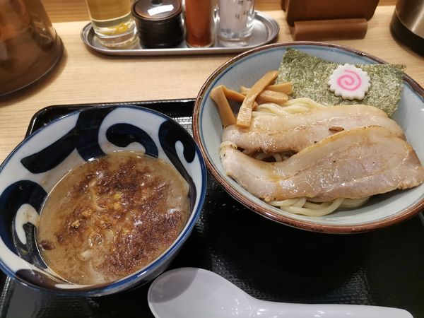 「濃厚豚骨魚介つけ麺」@三竹寿 大街道店の写真