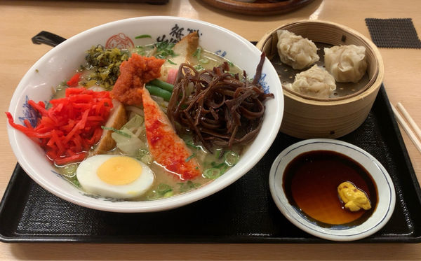 「特製ちゃんぽん しゅうまい」@博多らぁめん ふくちゃん 千葉幸町店の写真