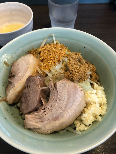 「ラーメン小750円汁無し100円」@かじろうramen7の写真